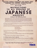 Japanese-American internment was the relocation in 1942 of 110,000 Japanese Americans and Japanese who lived along the Pacific coast of the United States.
